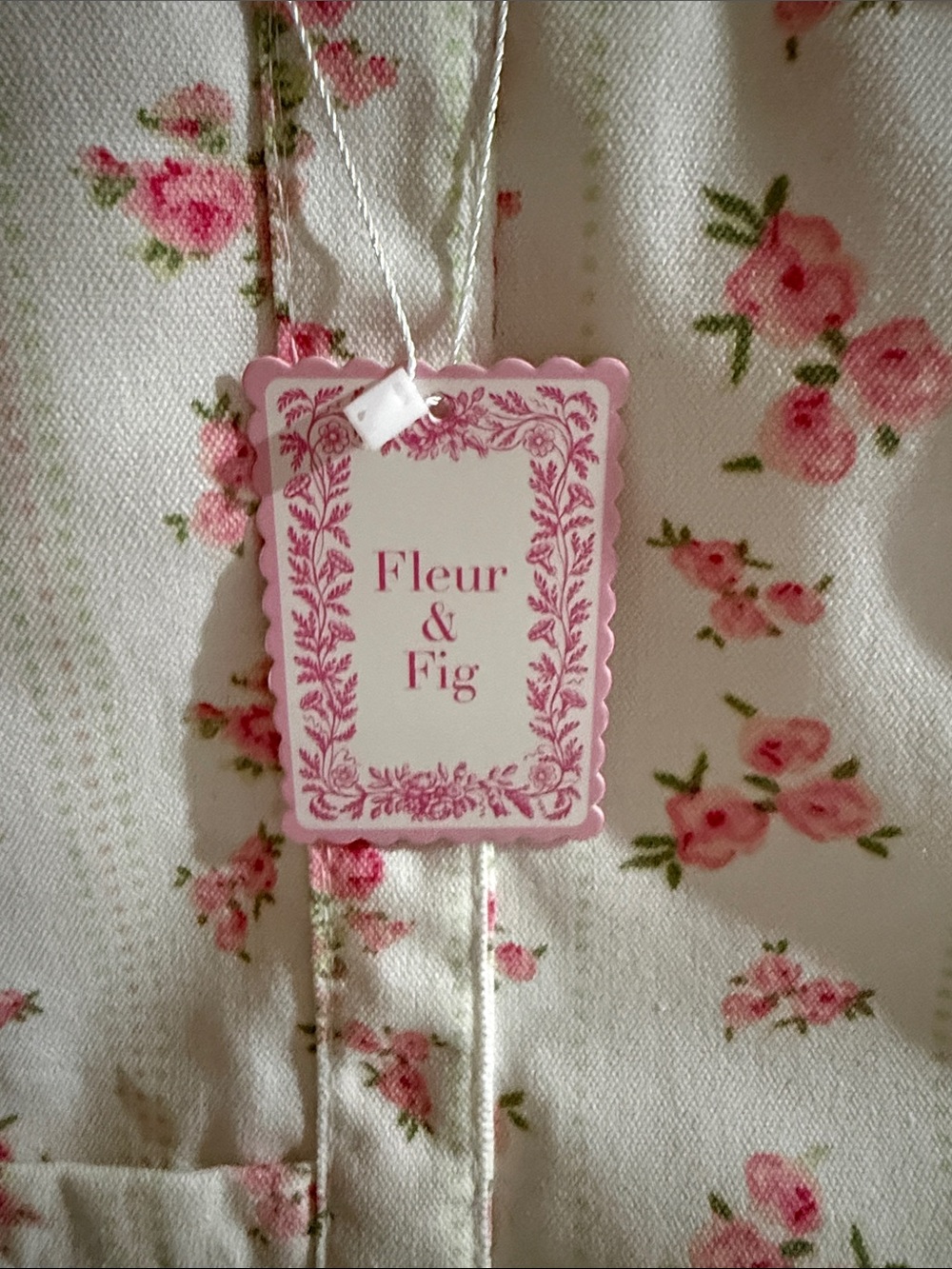 Fleur and fig canvas tote cottage core new tags - Picture 3 of 5